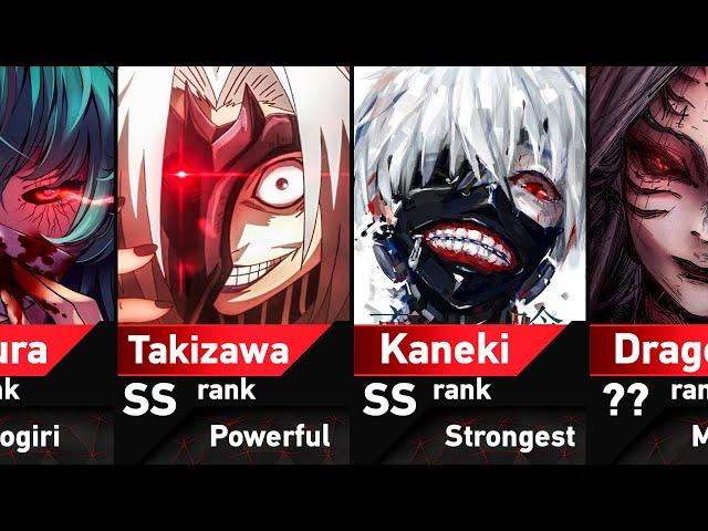 Strongest Ghouls in Tokyo Ghoul