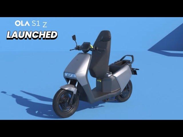 Ola S1z Electric Scooter Launched - First Look | Range | Price | Top Speed | Features