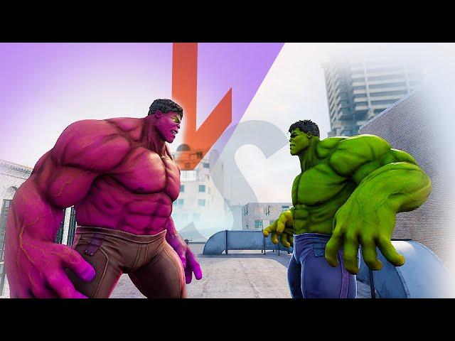 Green Hulk Vs Red Hulk | Team Multi Hulk fights Angry Man | Super hero fight EP#60