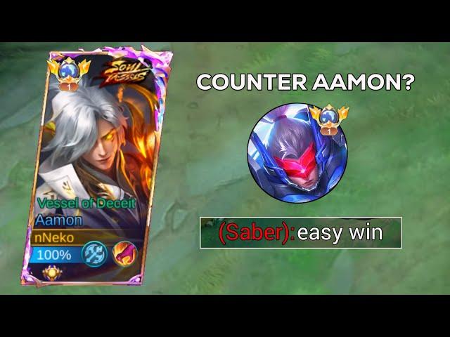 1 SHOT DAMAGE AAMON VS COUNTER HERO SABER