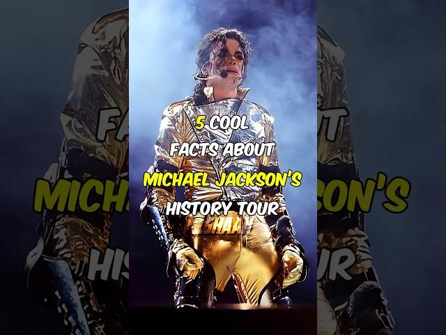 5 Cool Facts About Michael Jackson’s HIStory Tour! #shorts #michaeljackson #moonwalk