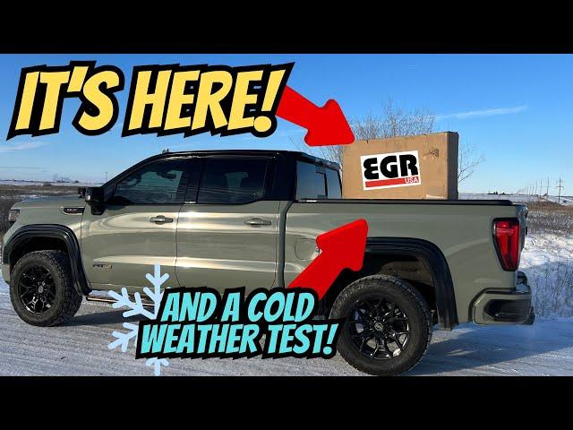 UNBOXING A New EGR Mod For My GMC Sierra AT4.  And a RollTrac Cold Weather Test