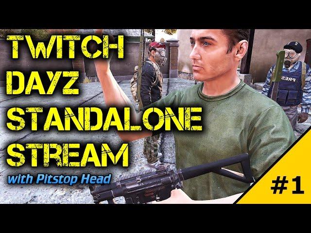 First Twitch Live Stream in DayZ Standalone with Pitstop Head