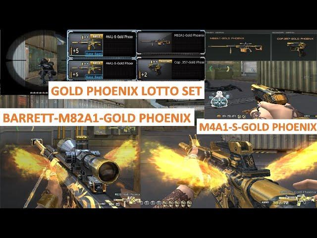 CROSSFIRE PH 2021 BARRETT-M82A1-GOLD PHOENIX LOTTO SET