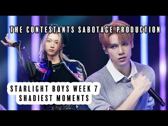 idols TRYING TO GET VOTED OUT? Sabotaging production | Starlight Boys Shadiest Moments Weekly recap