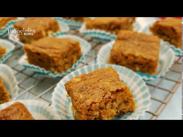 Easy Butterscotch Bars