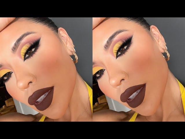 YELLOW FALL MAKEUP TUTORIAL | iluvsarahii