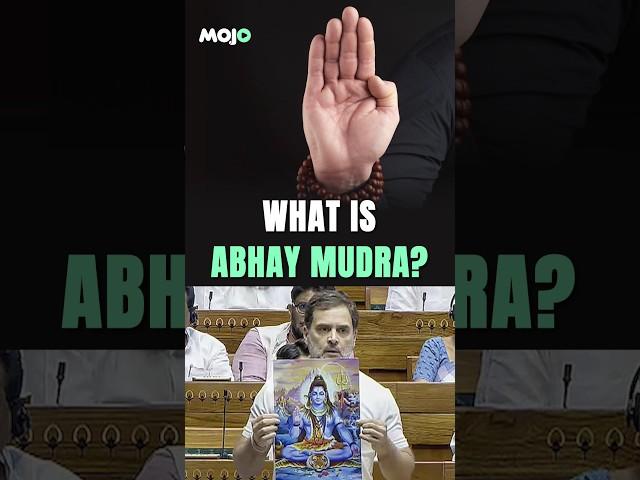 Rahul Gandhi Shows Abhay Mudra Posters To PM Modi. What Is Abhay Mudra?