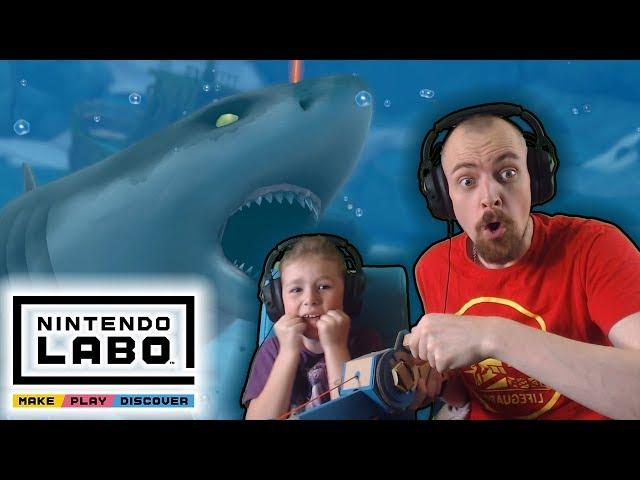 ACHTUNG HAI JETZT KOMMT KIMBERLEY - Nintendo Labo Angeln Fishing gameplay Deutsch | EgoWhity