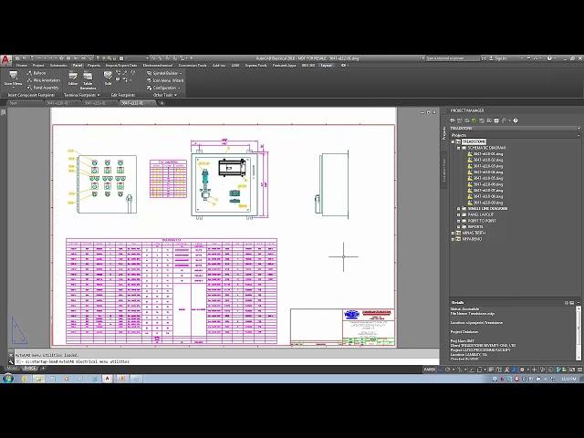 AutoCAD Electrical:  Working With Projects