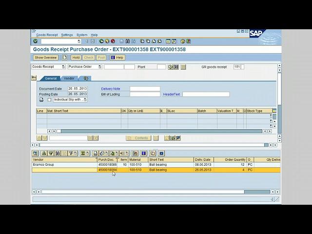 32.I2I - MM VIDEOS - Goods Receipt for a Production Order