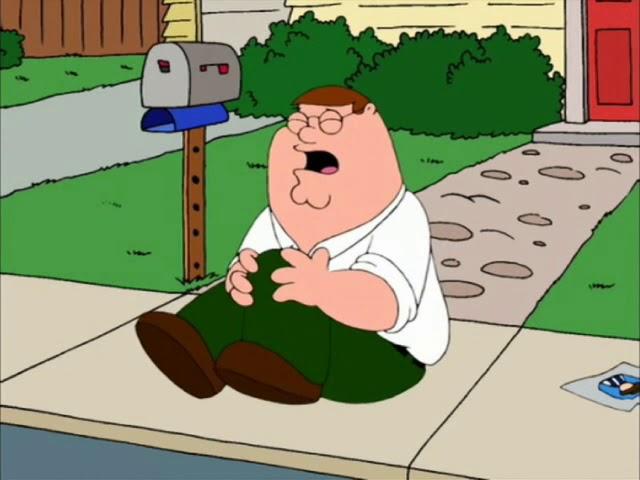 Peter hits his knee for 12 hours