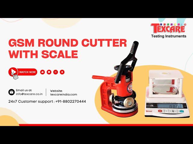 Hydraulic GSM Round Cutter, Fabric GSM Cutter, GSM Round Cutter, Paper GSM Cutter, Rexene,Paperboard