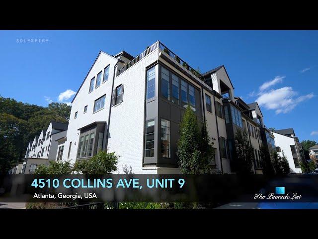 Sandy Springs Luxury Townhome - 4510 Collins Ave, Unit 9, Atlanta, GA, USA  | Luxury Real Estate