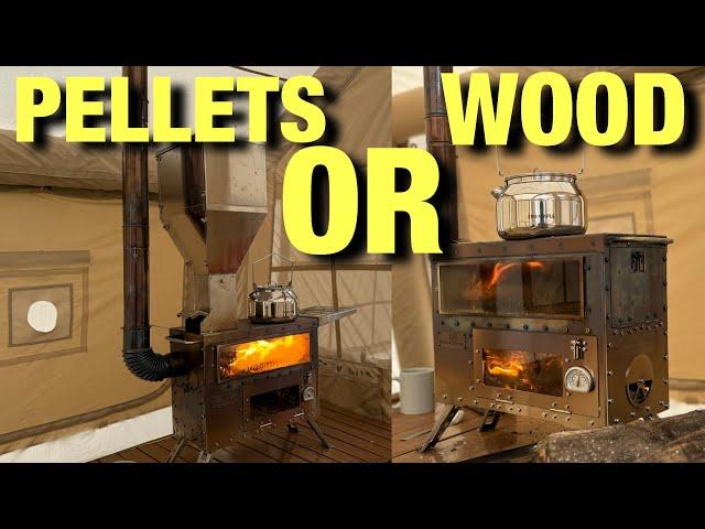 Pellet Stove OR WOOD STOVE Hori5 Hot TENT STOVE