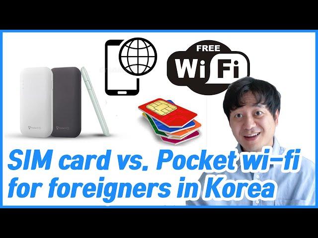 Best options? SIM card, Pocket Wifi, ESIM | Korea Travel