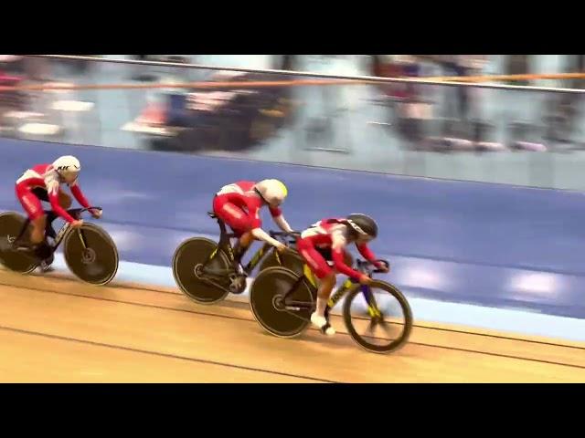 Asian Track Cycling ACC 2023 UCI Nilai Malaysia Team Sprint woMen Elite Indonesia Qualifying