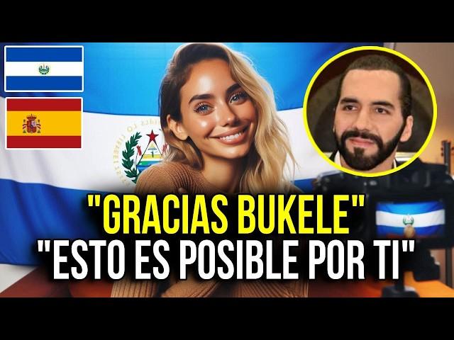 YOUTUBER ESPAÑOLA EMOCIONADA por el CAMBIO de EL SALVADOR