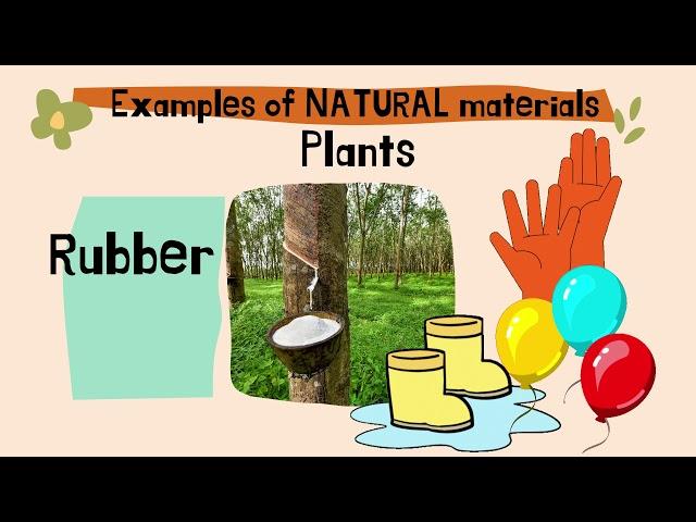 Natural and Man made Materials - Science year 2