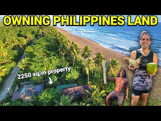 PHILIPPINES BEACH LAND - How Big Is Our Property? (Becoming Filipino)