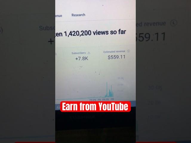 How to earn money from YouTube #youtubeshorts #online #money