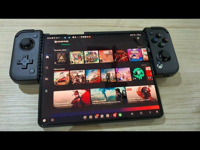 Gamesir X2 Pro unbox and test on Galaxy Z Fold 4