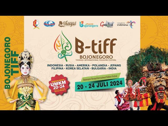 [LIVE] BOJONEGORO THENGUL INTERNATIONAL FOLKLORE FESTIVAL 2024 I DAY 1 "OPENING CEREMONY"