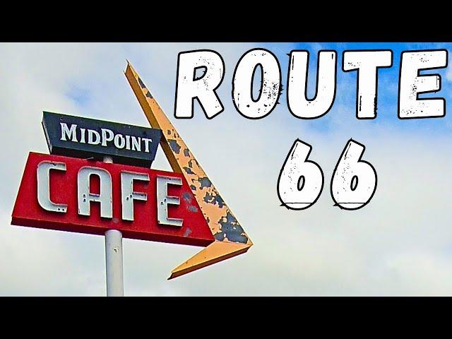 Route 66 - Big Mike Discovers the Midpoint in Adrian, Texas