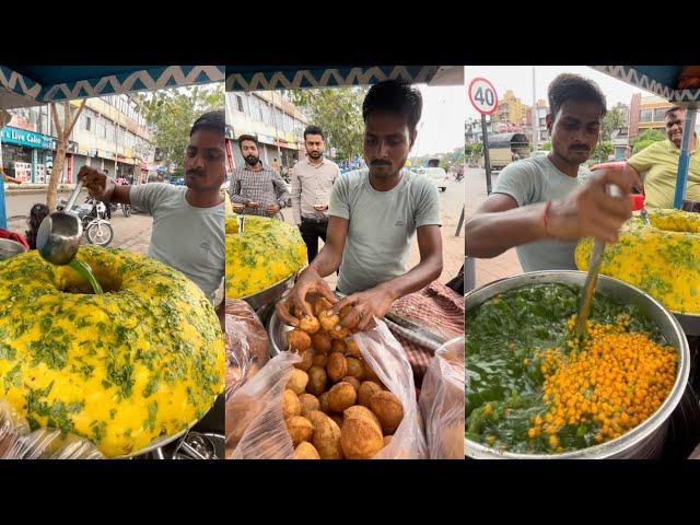 Surat famous volcano  panipuri  || indian street food  @ChaskaFoodKa