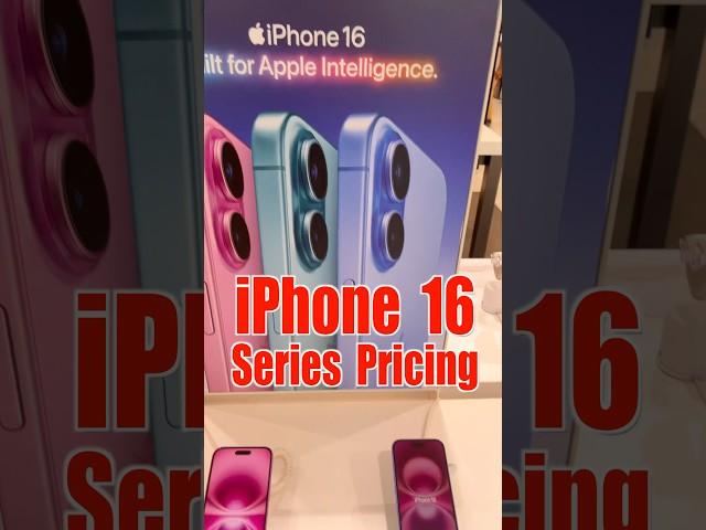 iPhone 16 Series Price in india#shorts #apple #iphone