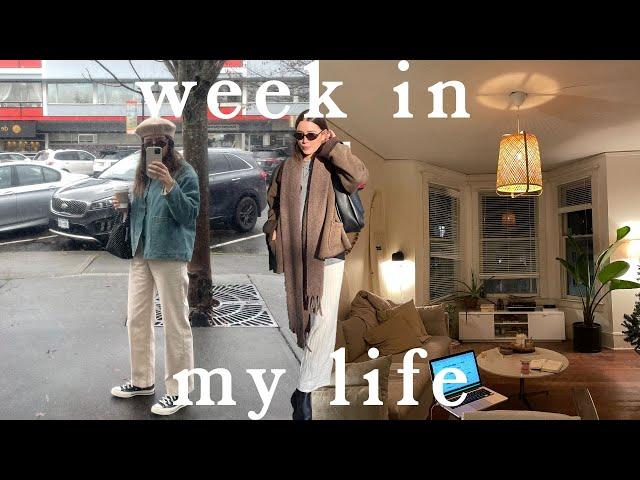 Busy Work Week, Weekly Goals + Cozy Days WEEK IN MY LIFE VLOG