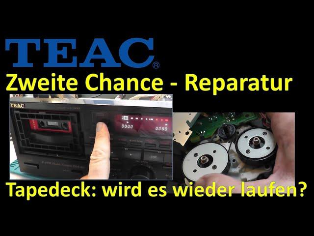 Zweites Leben für Kassettendecks: TEAC W-850R Reparatur und AD-850 Reparatur - tapedeck repair