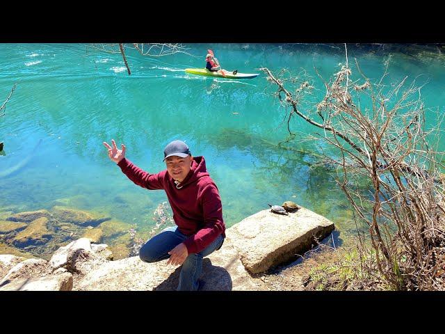 Barton Creek Greenbelt Trails & Springs Pool in Austin Texas - Beautiful and Relaxing Scenery