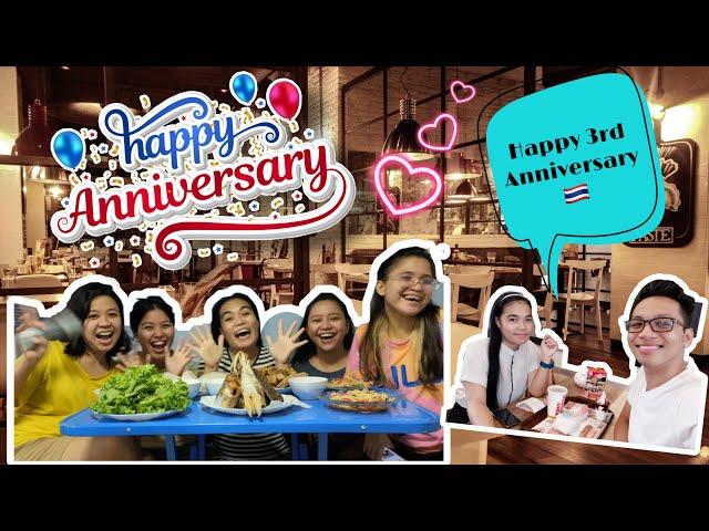 Food vlog: 3rd Anniversary mukbang | nakakahiyang challenge : totropahin o jojowain