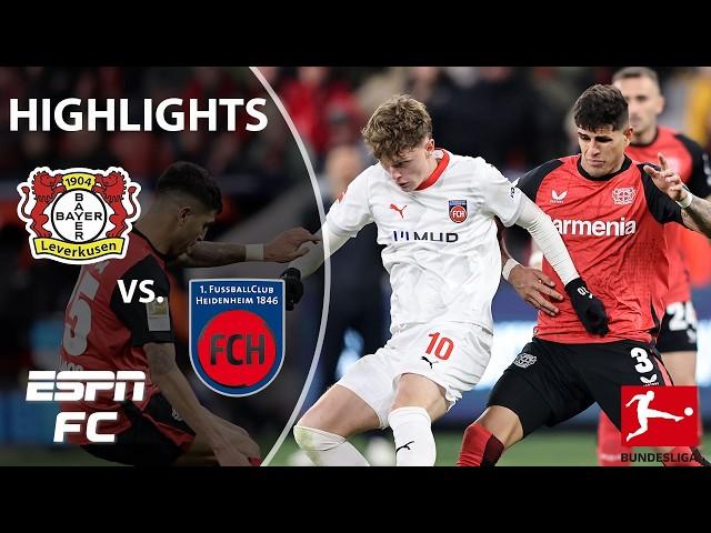  HAT TRICK  Bayer Leverkusen vs. FC Heidenheim | Bundesliga Highlights | ESPN FC