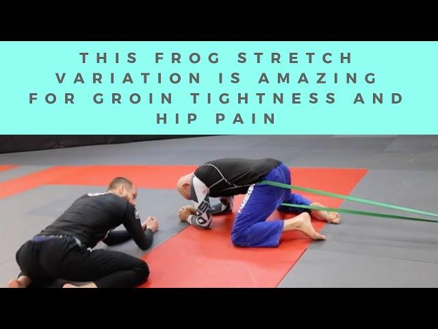 Decrease Pinching In The Hip And Groin Tightness With This Frog Stretch Variation