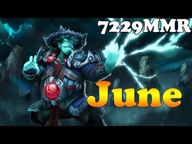 Dota 2 - June top 1 mmr China Plays Storm Spirit vol 1# - Ranked Match!