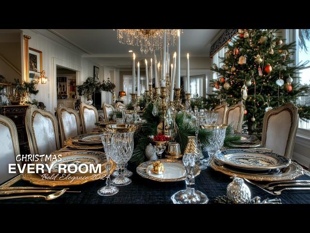 Christmas Every Room Décor Ideas: Bringing Bold Elegance to Your Holiday Home