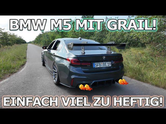 DER SOUNDGOTT WILL ES GENAU SO! BMW M5 F90 NON-OPF mit GRAIL Auspuffanlage mit ECE/ABE im Test