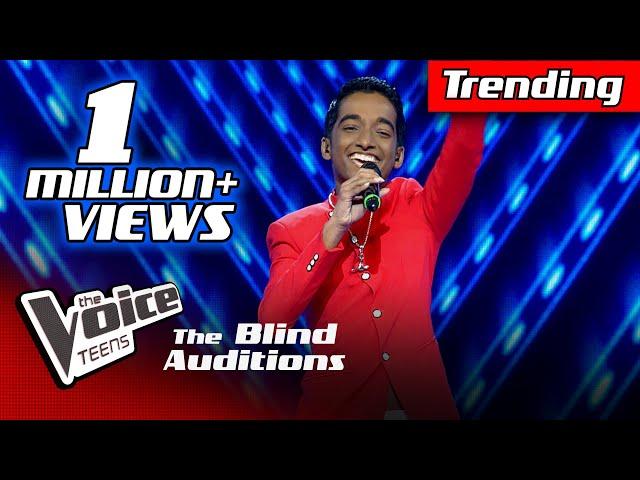 Hesara Bandara | Teri Deewani | Blind Auditions | The Voice Teens Sri Lanka