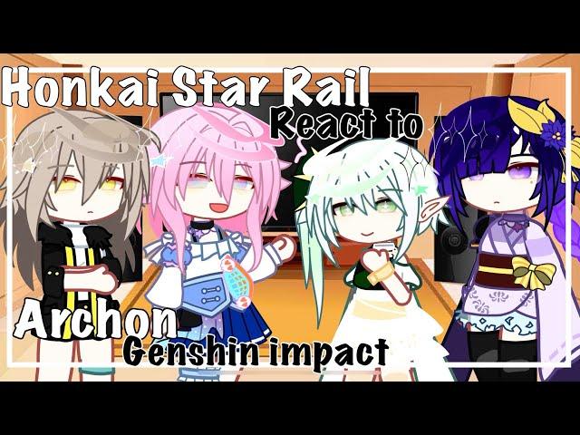 •Past Honkai Star Rail react to Archon Genshin Impact•|| HSR || GI || Spoiler! || Gacha Club ||