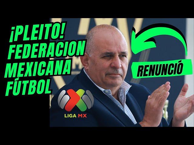 Pleito en la Federación Mexicana de Fútbol, Juan Carlos Rodríguez renuncia en reunión de dueños