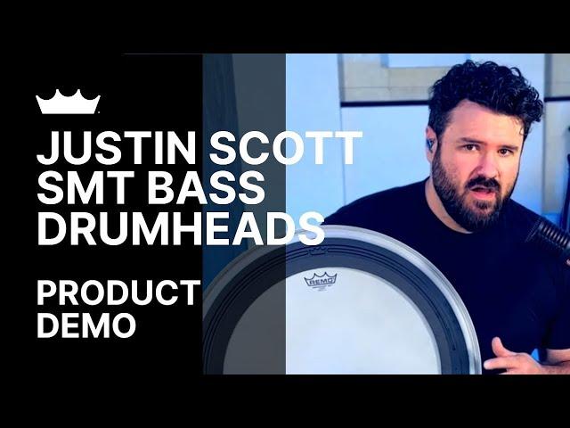 Justin Scott: SMT Bass Drumheads - Product Demo | Remo