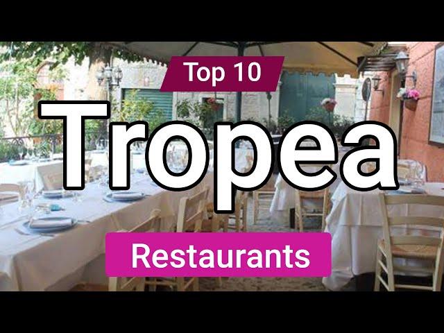 Top 10 Restaurants to Visit in Tropea | Italy - English