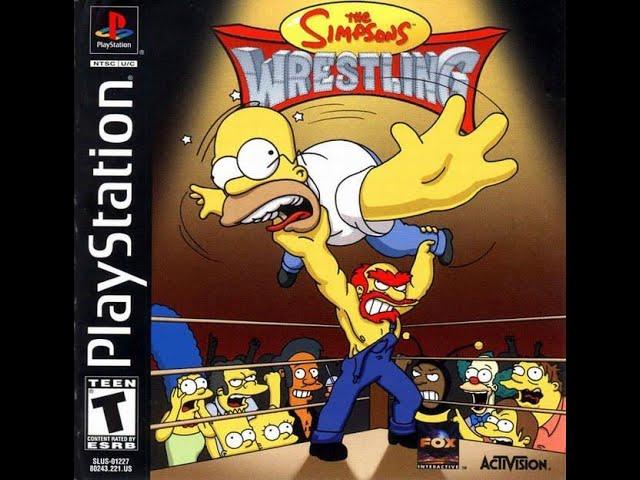 The Simpsons Wrestling (PSX) Longplay [579]