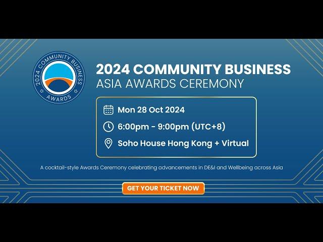 2024 Community Business Asia Awards Ceremony