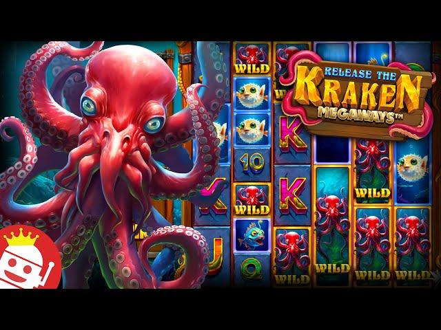  UK PLAYER LANDS MASSIVE WIN ON THE RELEASE THE KRAKEN MEGAWAYS SLOT!