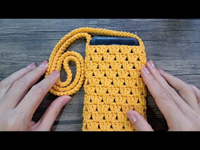 DIY Crochet Phone Bag Tutorial | 3DC Stitch