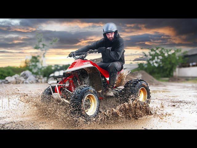 J'ACHETE UN QUAD YAMAHA 350 WARRIOR 700€ - ON LE REDEMARRE ET LE TEST DANS LA BOUE