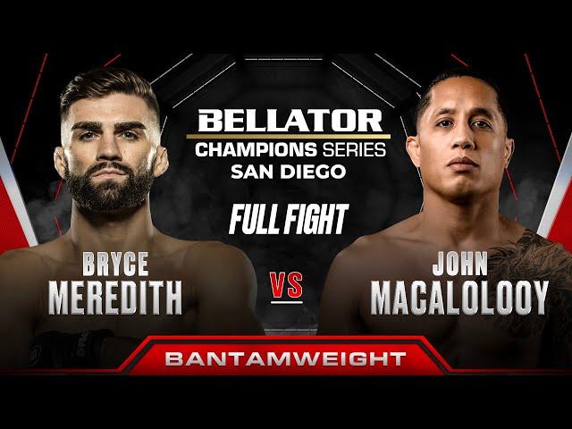 Bryce Meredith vs John MaCalolooy | Bellator San Diego